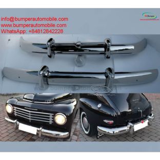 Volvo PV 444 bumpers with bullhorn overriders